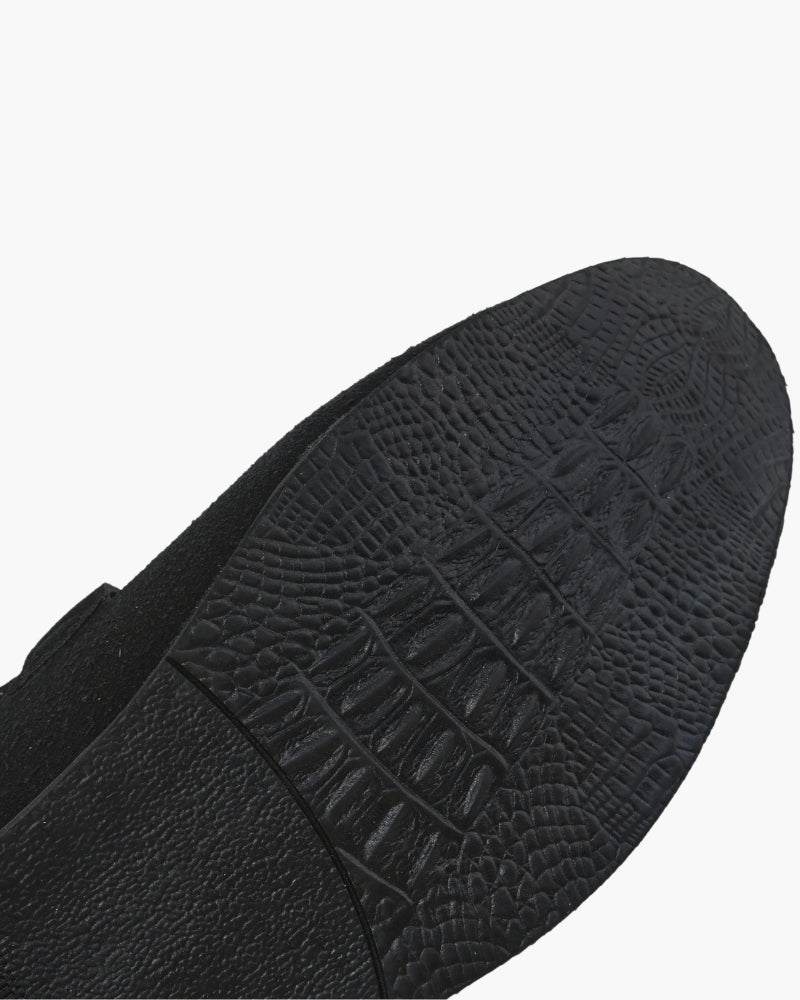 Mocassins de luxe en daim – vue 4