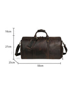 Sac de voyage Montague en cuir – vue 3