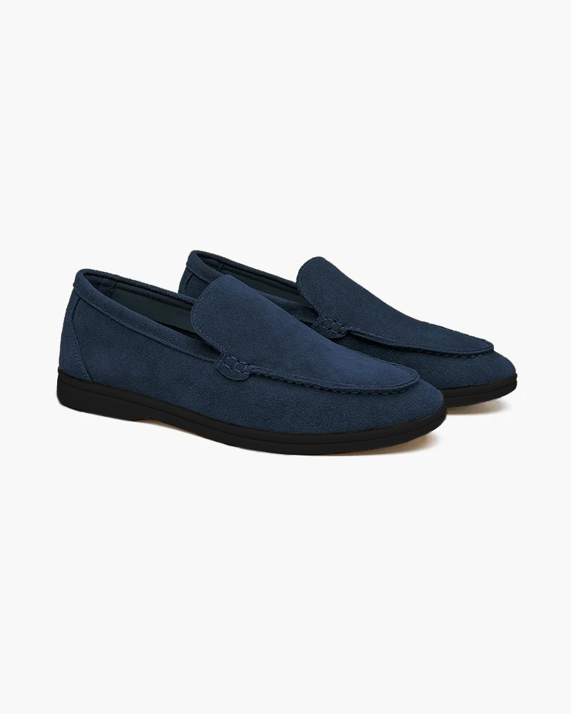 Mocassins premium en daim à semelle noire – vue 11