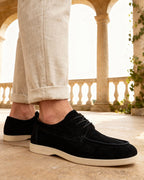 Chaussures à lacets premium en daim – vue 10