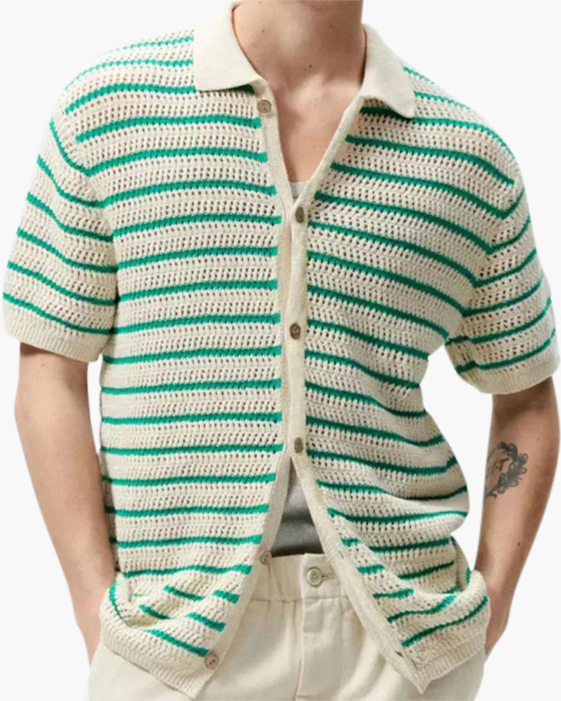 Chemise Marbella en maille à boutons – vue 2