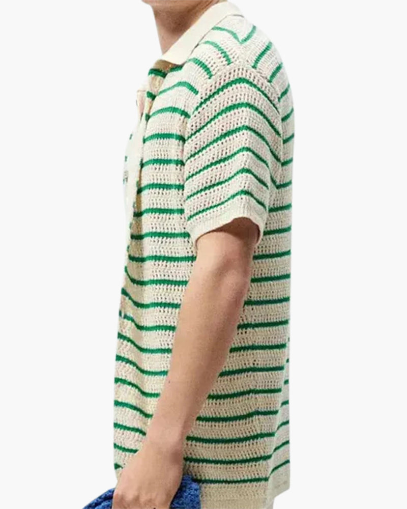Chemise Marbella en maille à boutons – vue 6