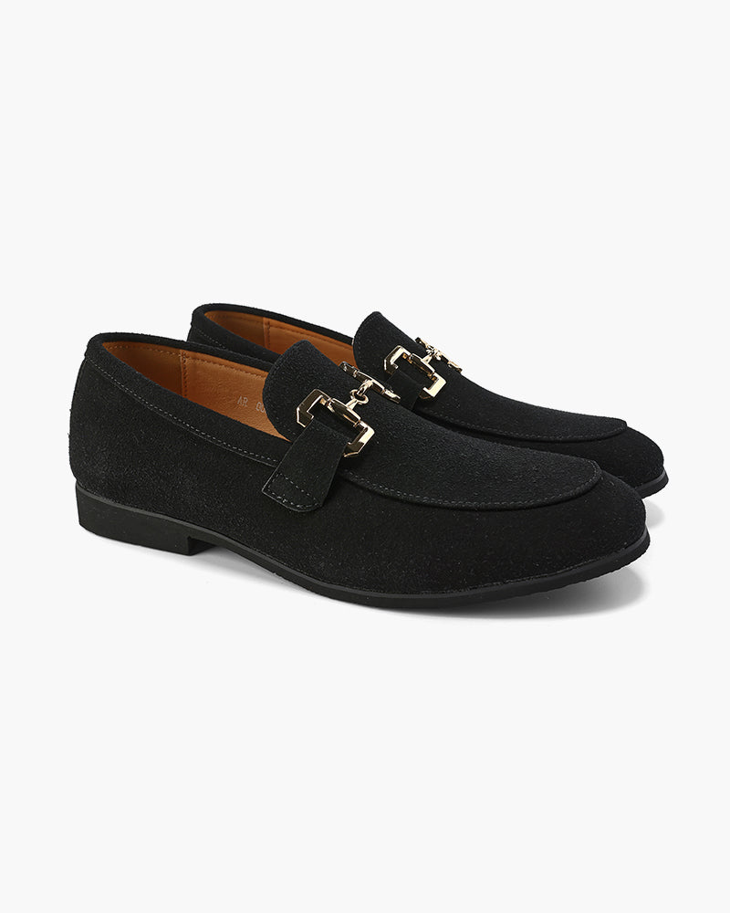 Mocassins de luxe en daim – vue 1