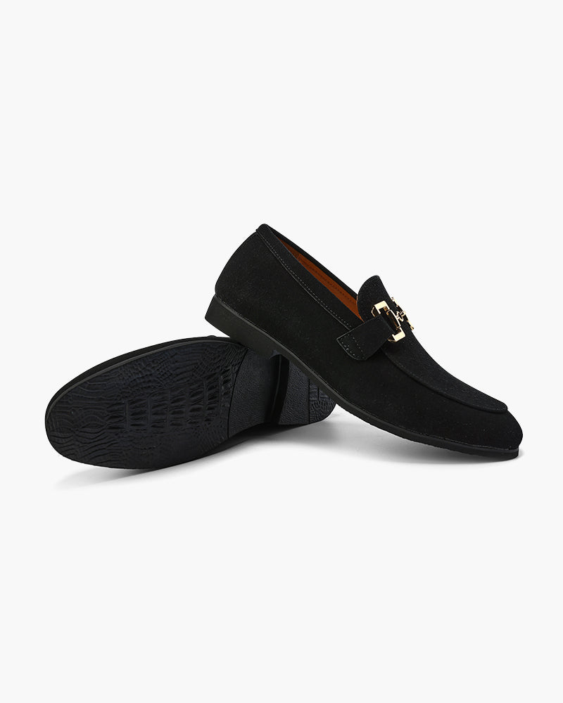 Mocassins de luxe en daim – vue 2
