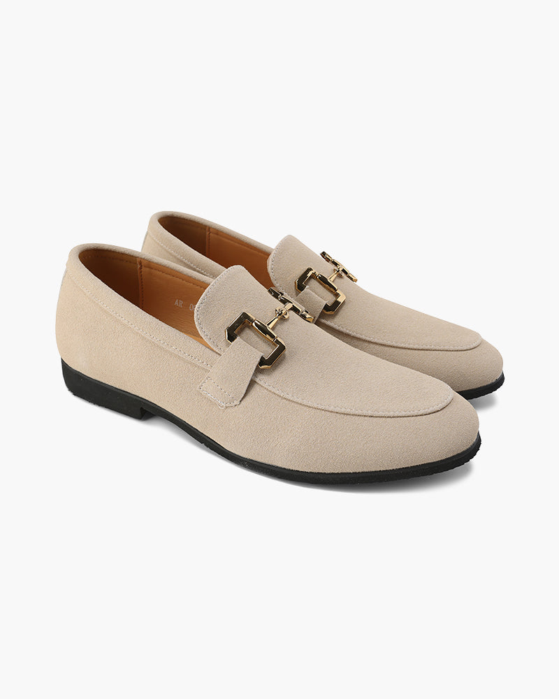 Mocassins de luxe en daim – vue 5