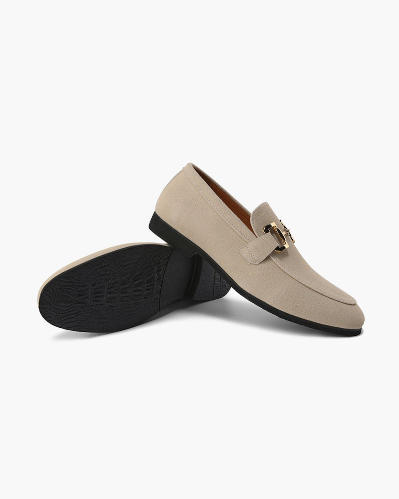 Mocassins de luxe en daim – vue 6