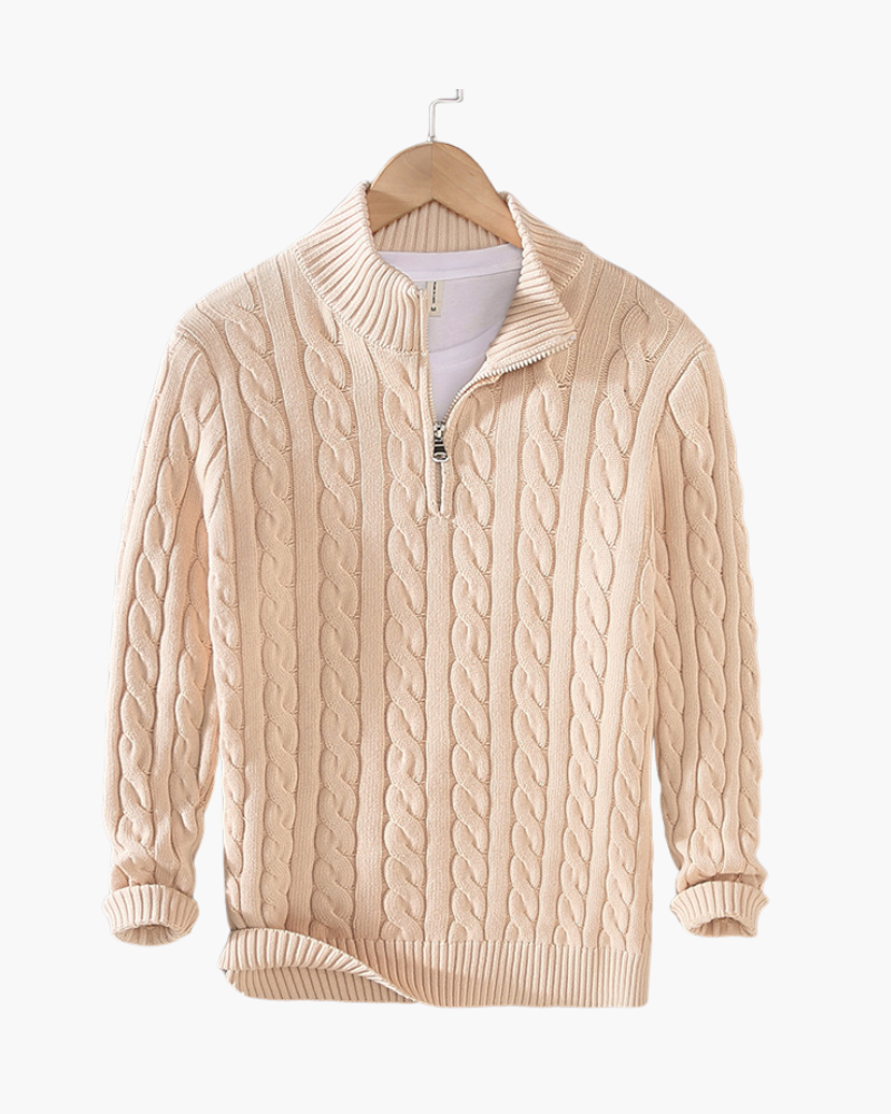 Pull Verbier à demi-zip – vue 12
