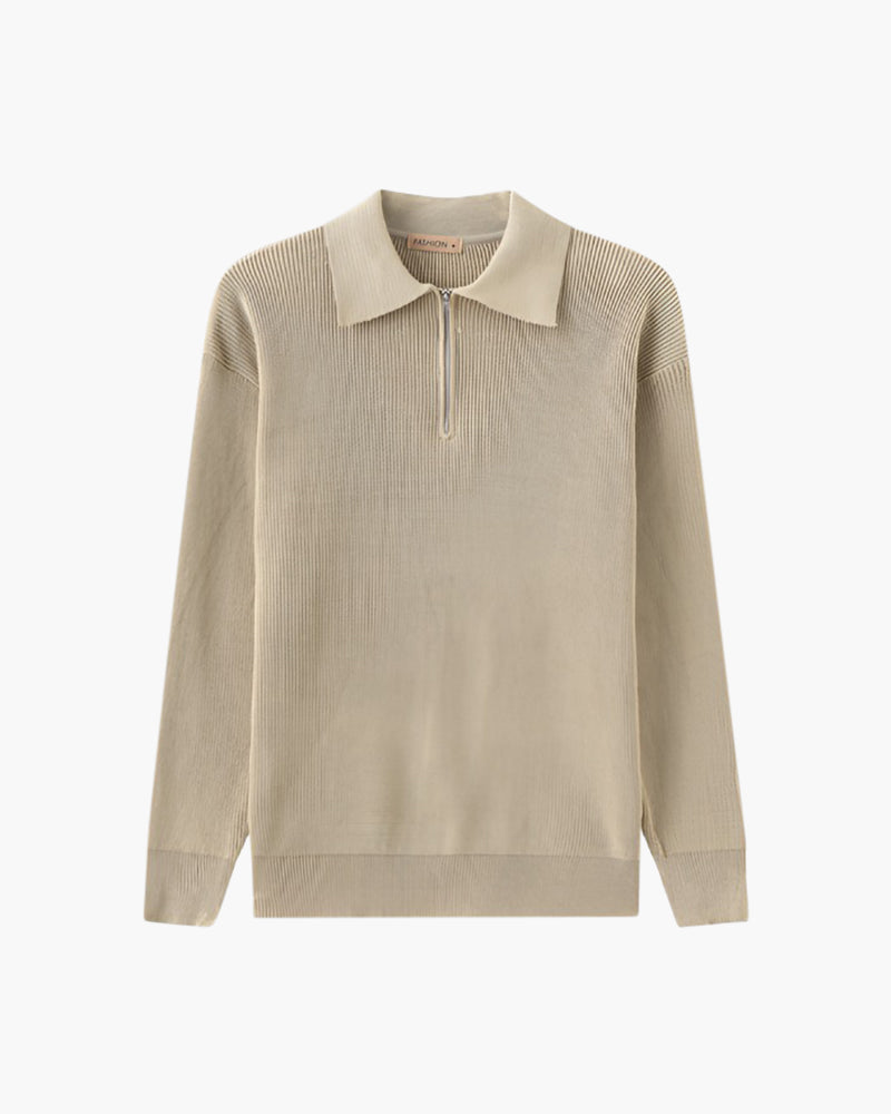 Pull Cesare à demi-zip – vue 6