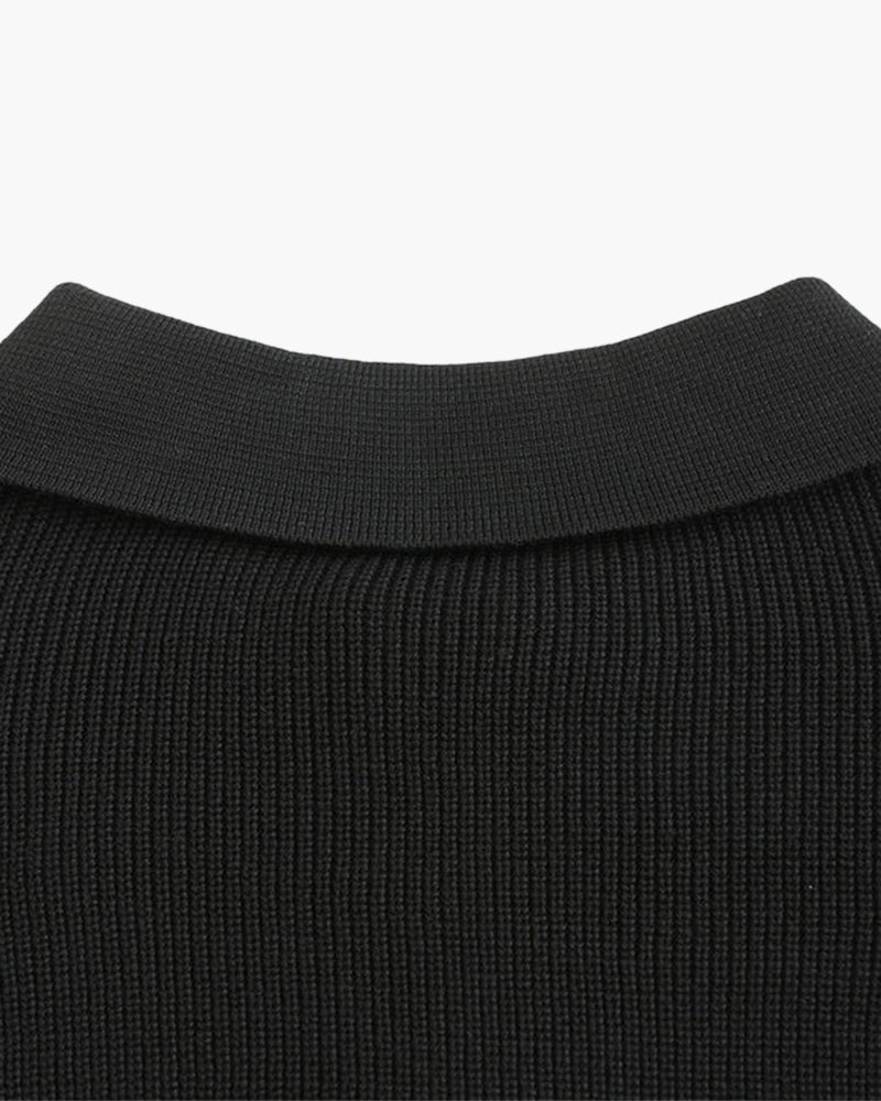Pull Cesare à demi-zip – vue 4
