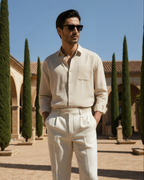 Chemise Cape Town 100 % lin – vue 3