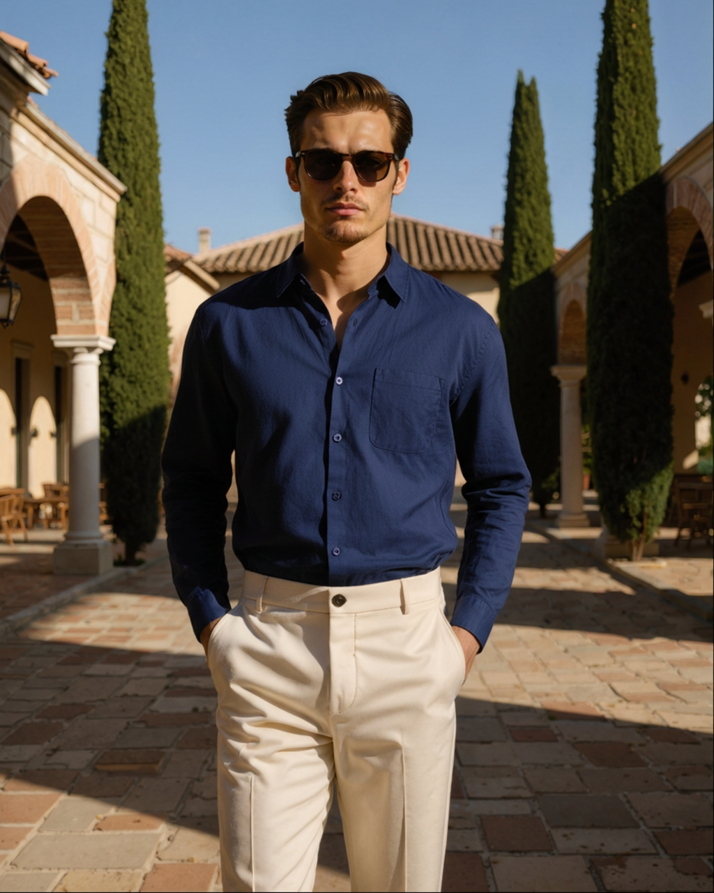Chemise Cape Town 100 % lin – vue 12
