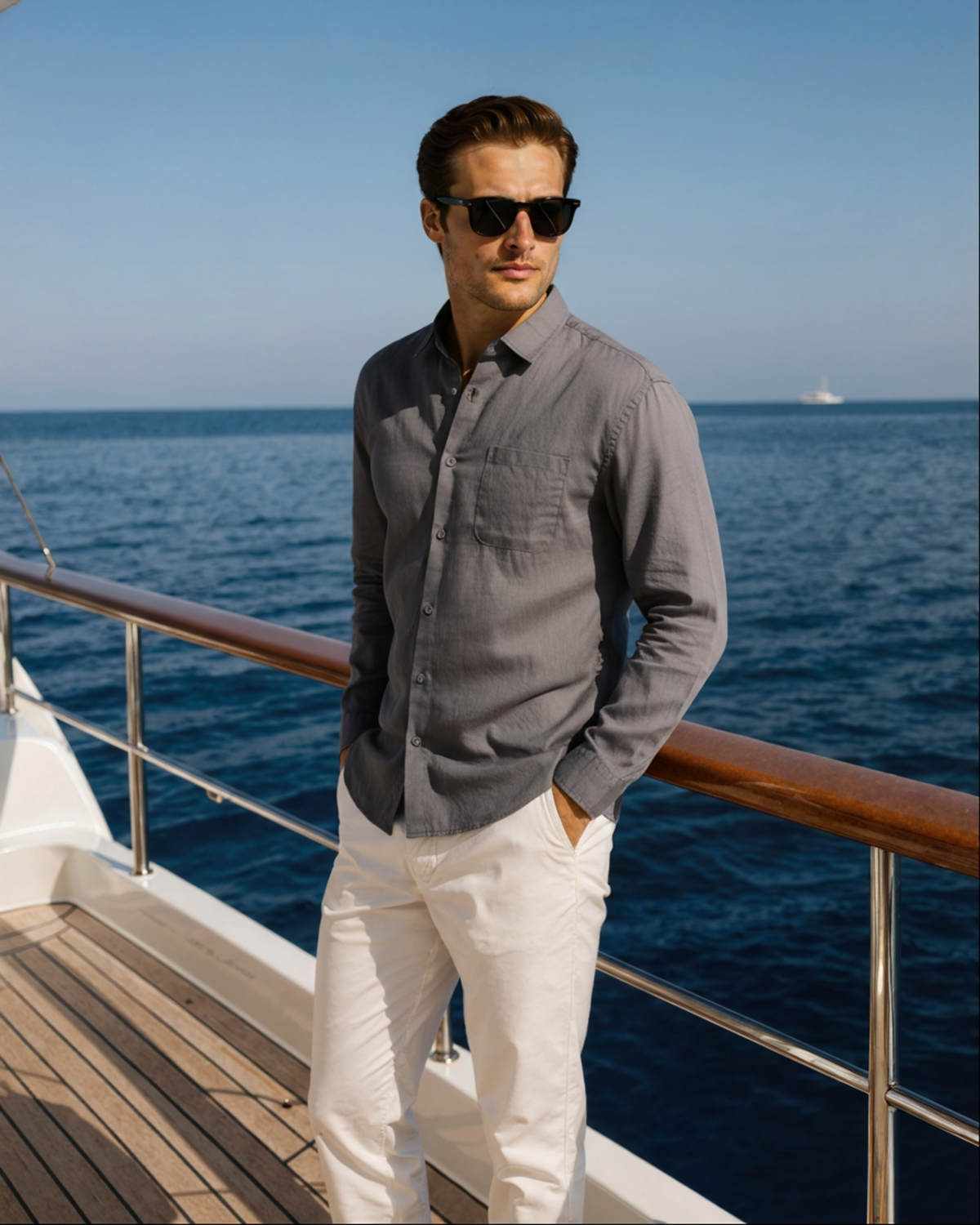 Chemise Cape Town 100 % lin – vue 20