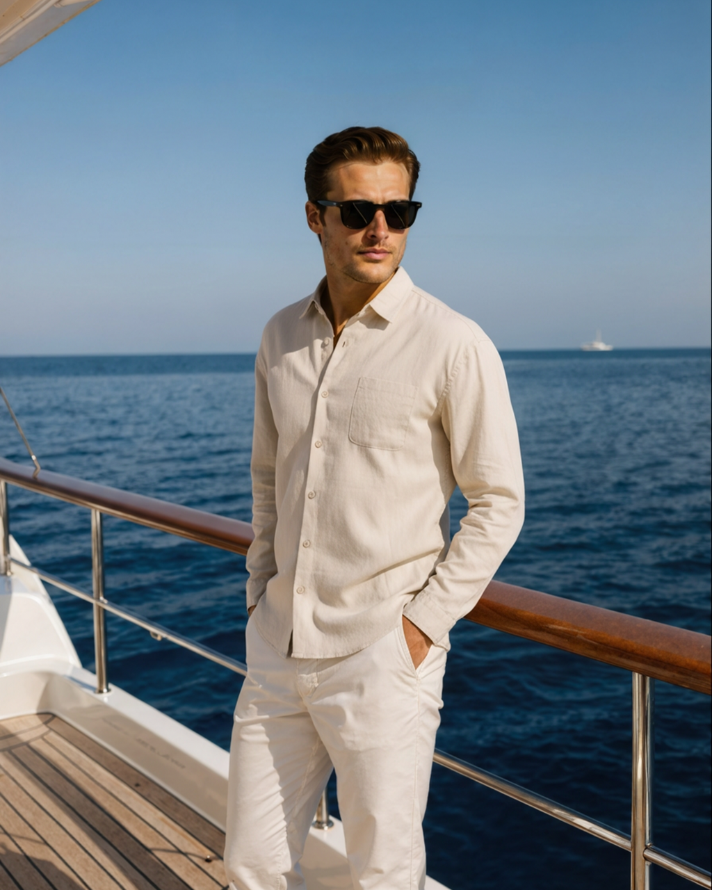 Chemise Cape Town 100 % lin – vue 1