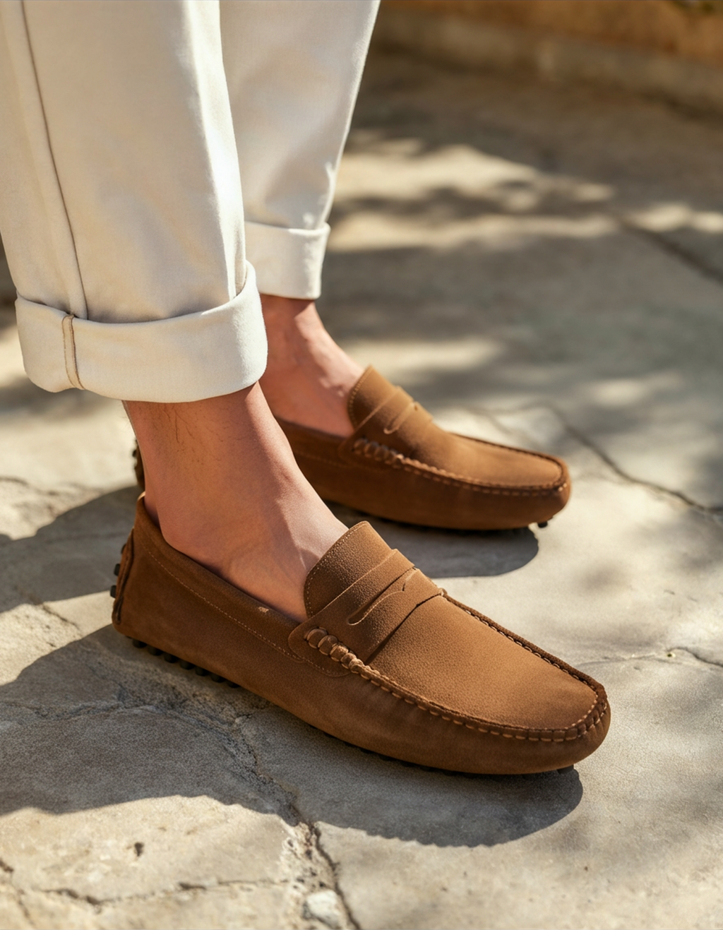 Mocassins de conduite en daim – vue 4