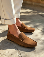 Mocassins de conduite en daim – vue 4