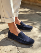 Mocassins de conduite en daim – vue 1
