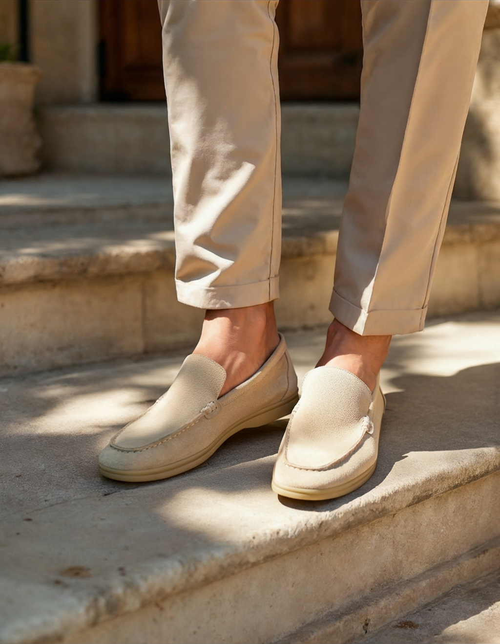 Mocassins premium en daim – vue 18