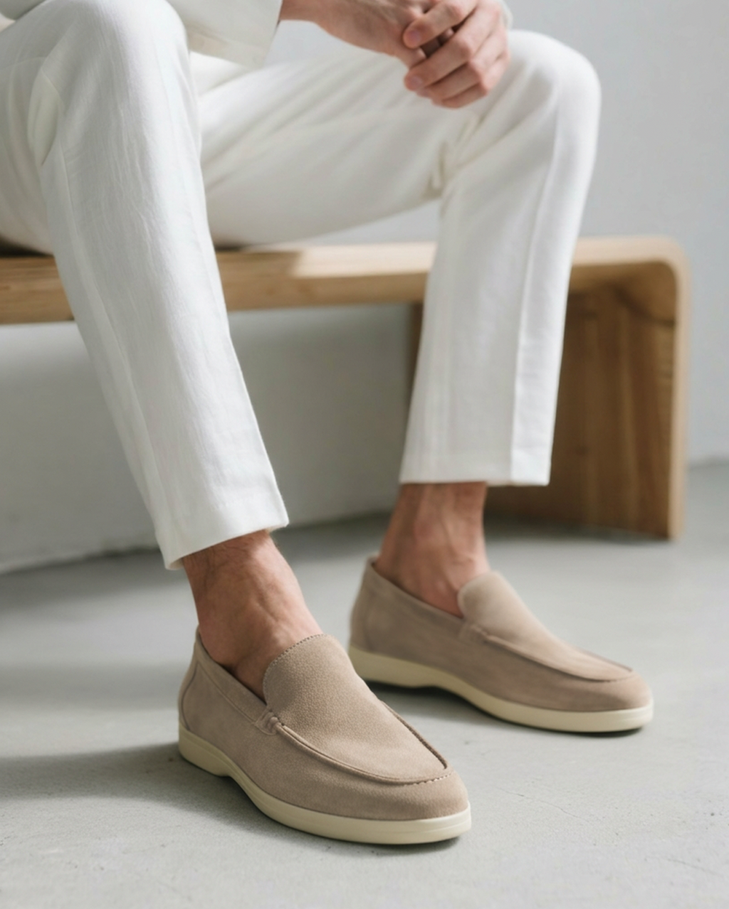 Mocassins en daim – vue 3