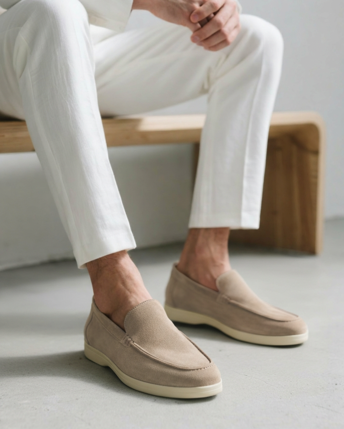 Mocassins en daim – vue 3