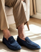 Mocassins premium en daim à semelle noire – vue 12