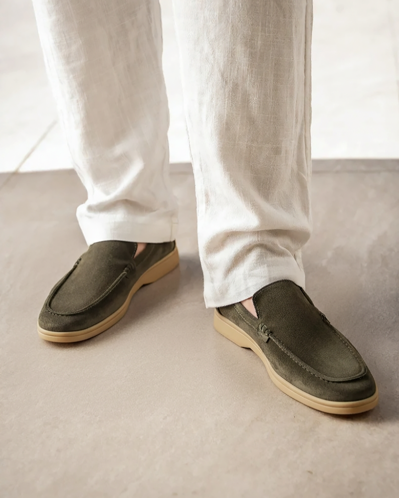 Mocassins premium en daim – vue 2